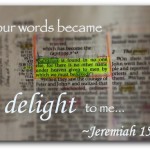 A Monday Pause ~ God’s Words