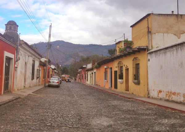 Lonely streets of Antigua Guatemala