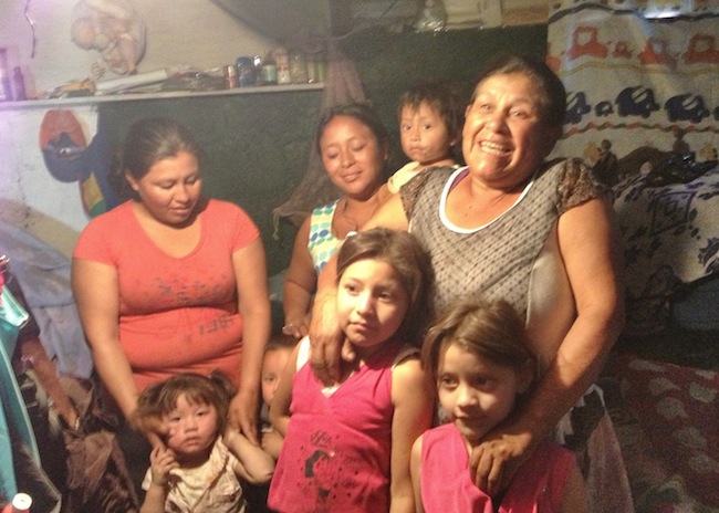 A Guatemalan lady who lived near the city dump