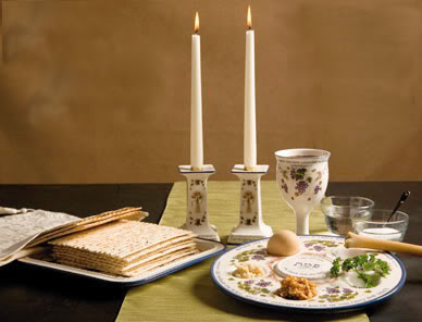 Passover table