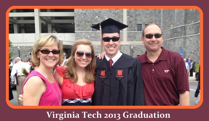 Susan, Sarah, Scott & Steve at graduation