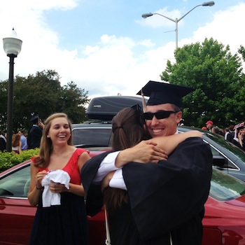 Scott and Molly at graduation